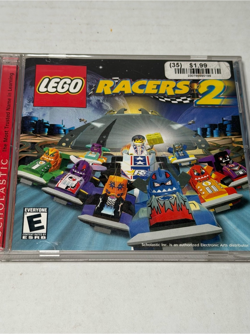 Vintage 2000s Lego Racers 2 PC Computer Racing Video Game